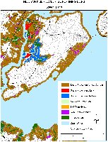 Staten Island, New York:  sea level rise planning map