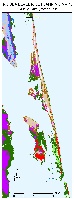 Northern Dare County, North Carolina. Sea level rise planning map