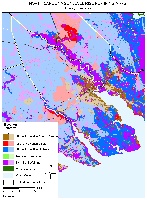 Elizabeth City, North Carolina.  Sea level rise planning map