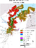 Suffolk Virginia. Sea level rise planning map