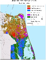 Virginia Beach sea level rise planning map