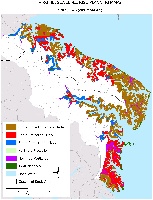 Northumberland County, Virginia:  Sea level rise planning map