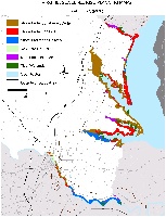 Stafford county, Virginia.  Sea level rise planning map