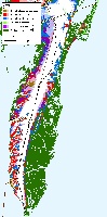 Accomack and Northampton Counties, Virginia: sea level rise planning map